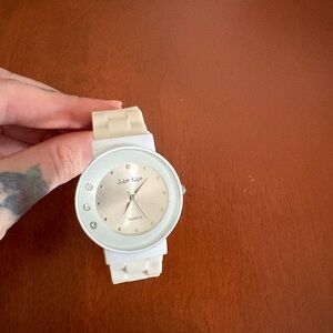 Amazon Beige Women's Watch with Crystal Accents